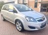 USED 2014 14 VAUXHALL ZAFIRA 1.8 16V Exclusiv MPV 5dr Petrol Manual Euro 5 (120 ps) FRONT AND REAR PARKING SENSORS!!
