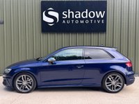USED 2013 63 AUDI S3 2.0 TFSI Hatchback 3dr Petrol S Tronic quattro Euro 6 (s/s) (300 ps) ESTORIL BLUE, KEYLESS, SELF PARK