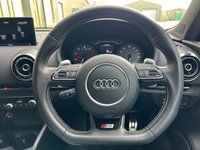 USED 2013 63 AUDI S3 2.0 TFSI Hatchback 3dr Petrol S Tronic quattro Euro 6 (s/s) (300 ps) ESTORIL BLUE, KEYLESS, SELF PARK