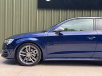 USED 2013 63 AUDI S3 2.0 TFSI Hatchback 3dr Petrol S Tronic quattro Euro 6 (s/s) (300 ps) ESTORIL BLUE, KEYLESS, SELF PARK