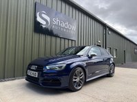 USED 2013 63 AUDI S3 2.0 TFSI Hatchback 3dr Petrol S Tronic quattro Euro 6 (s/s) (300 ps) ESTORIL BLUE, KEYLESS, SELF PARK