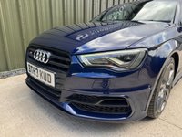USED 2013 63 AUDI S3 2.0 TFSI Hatchback 3dr Petrol S Tronic quattro Euro 6 (s/s) (300 ps) ESTORIL BLUE, KEYLESS, SELF PARK