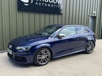 USED 2013 63 AUDI S3 2.0 TFSI Hatchback 3dr Petrol S Tronic quattro Euro 6 (s/s) (300 ps) ESTORIL BLUE, KEYLESS, SELF PARK