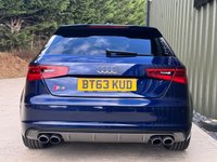 USED 2013 63 AUDI S3 2.0 TFSI Hatchback 3dr Petrol S Tronic quattro Euro 6 (s/s) (300 ps) ESTORIL BLUE, KEYLESS, SELF PARK