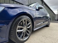 USED 2013 63 AUDI S3 2.0 TFSI Hatchback 3dr Petrol S Tronic quattro Euro 6 (s/s) (300 ps) ESTORIL BLUE, KEYLESS, SELF PARK