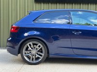 USED 2013 63 AUDI S3 2.0 TFSI Hatchback 3dr Petrol S Tronic quattro Euro 6 (s/s) (300 ps) ESTORIL BLUE, KEYLESS, SELF PARK