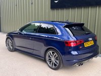 USED 2013 63 AUDI S3 2.0 TFSI Hatchback 3dr Petrol S Tronic quattro Euro 6 (s/s) (300 ps) ESTORIL BLUE, KEYLESS, SELF PARK