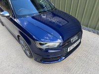 USED 2013 63 AUDI S3 2.0 TFSI Hatchback 3dr Petrol S Tronic quattro Euro 6 (s/s) (300 ps) ESTORIL BLUE, KEYLESS, SELF PARK