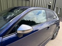 USED 2013 63 AUDI S3 2.0 TFSI Hatchback 3dr Petrol S Tronic quattro Euro 6 (s/s) (300 ps) ESTORIL BLUE, KEYLESS, SELF PARK