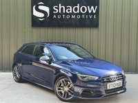 USED 2013 63 AUDI S3 2.0 TFSI Hatchback 3dr Petrol S Tronic quattro Euro 6 (s/s) (300 ps) ESTORIL BLUE, KEYLESS, SELF PARK