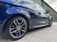 USED 2013 63 AUDI S3 2.0 TFSI Hatchback 3dr Petrol S Tronic quattro Euro 6 (s/s) (300 ps) ESTORIL BLUE, KEYLESS, SELF PARK