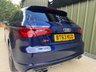 USED 2013 63 AUDI S3 2.0 TFSI Hatchback 3dr Petrol S Tronic quattro Euro 6 (s/s) (300 ps) ESTORIL BLUE, KEYLESS, SELF PARK