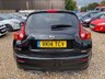 USED 2014 14 NISSAN JUKE 1.6 n-tec SUV 5dr Petrol CVT Euro 5 (117 ps) AUTOMATIC+ONLY 50,354 MILES+LONG MOT UNTIL 31.08.2026+JUST SERVICED+SATELLITE NAVIGATION SYSTEM+BLUETOOTH TELEPHONE INTEGRATION+CLIMATE CONTROL AIR-CONDITIONING+PARKING ASSISTANCE WITH COLOUR REVERSE CAMERA+'PEARL BLACK' PAINT+18 INCH ALLOY WHEELS