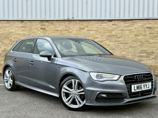 2016 16 Audi A3 1.4 TFSI CoD S line Sportback 5dr Petrol S Tronic Euro 6 (s/s) (Nav) (150 ps)