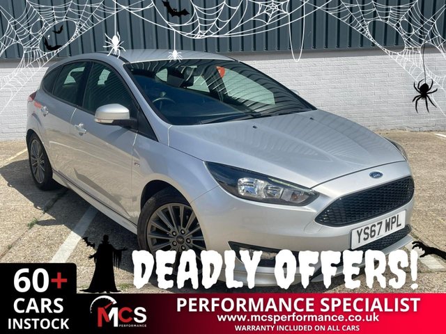 2017 67 FORD FOCUS 1.0T EcoBoost ST-Line Hatchback 5dr Petrol Manual Euro 6 (s/s) (140 ps) HALOWEEN HAS COME EARLY !!