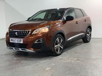 USED 2017 67 PEUGEOT 3008 1.2 PureTech Allure SUV 5dr Petrol EAT Euro 6 (s/s) (130 ps) LOW RATE FINANCE AVAILABLE