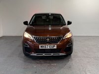 USED 2017 67 PEUGEOT 3008 1.2 PureTech Allure SUV 5dr Petrol EAT Euro 6 (s/s) (130 ps) LOW RATE FINANCE AVAILABLE