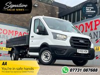 USED 2022 22 FORD TRANSIT 2.0 350 EcoBlue Leader Tipper 2dr Diesel Manual FWD L2 Euro 6 (s/s) (1-Stop) (130 ps) LOW MILES, 1 PREVIOUS OWNER, WORK READY!!!