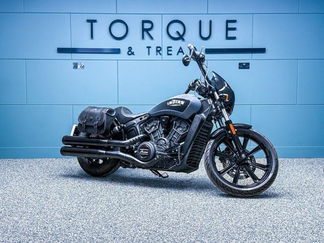2023 73 Indian Scout Rogue 1133 Stealth Grey Custom Cruiser 