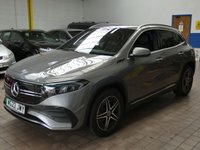 USED 2022 22 MERCEDES-BENZ EQA EQA 300 66.5kWh AMG Line SUV 5dr Electric Auto 4MATIC (228 ps) SAT NAV ANDROID APPLE CARPLAY PART LEATHER HEATED SEATS REAR VIEW CAMERA CRUISE CONTROL PARKING SENSORS 1 OWNER SERVICE HISTORY WARRANTY