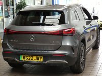 USED 2022 22 MERCEDES-BENZ EQA EQA 300 66.5kWh AMG Line SUV 5dr Electric Auto 4MATIC (228 ps) SAT NAV ANDROID APPLE CARPLAY PART LEATHER HEATED SEATS REAR VIEW CAMERA CRUISE CONTROL PARKING SENSORS 1 OWNER SERVICE HISTORY WARRANTY