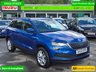 USED 2020 20 SKODA KAROQ 1.0 TSI SE SUV, 42,100 miles, 3 owners, service history, Euro 6 ULEZ, 6-Speed, Air Conditioning, Bluetooth, DAB, Rear Sensors and much much more! This 2020 Skoda Karoq TSI SE offers excellent value with its MOT valid until July 2026, providing peace of mind for the coming years.  This Euro 6 compliant model is powered by an efficient 1.0 litre petrol engine, making it a sensible choice for everyday driving.  Inside, you'll find a comfortable and practical cabin equipped with a DAB digital radio and Bluetooth connectivity for your entertainment and communication needs.  Convenience is further enhanced by the light and rain sensor system, w