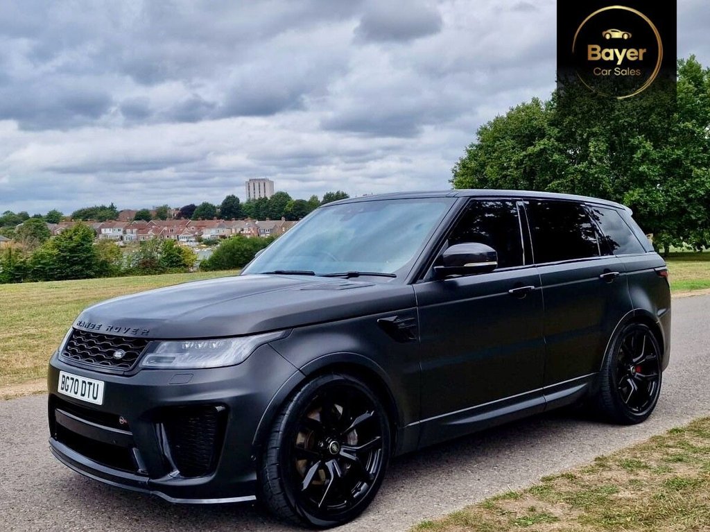 USED 2020 70 LAND ROVER RANGE ROVER SPORT 5.0 P575 V8 GPF SVR SUV 5dr Petrol Auto 4WD Euro 6 (s/s) (575 ps) FINANCE AVAILABLE