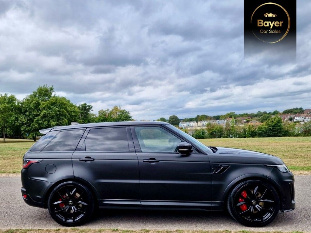 USED 2020 70 LAND ROVER RANGE ROVER SPORT 5.0 P575 V8 GPF SVR SUV 5dr Petrol Auto 4WD Euro 6 (s/s) (575 ps) FINANCE AVAILABLE