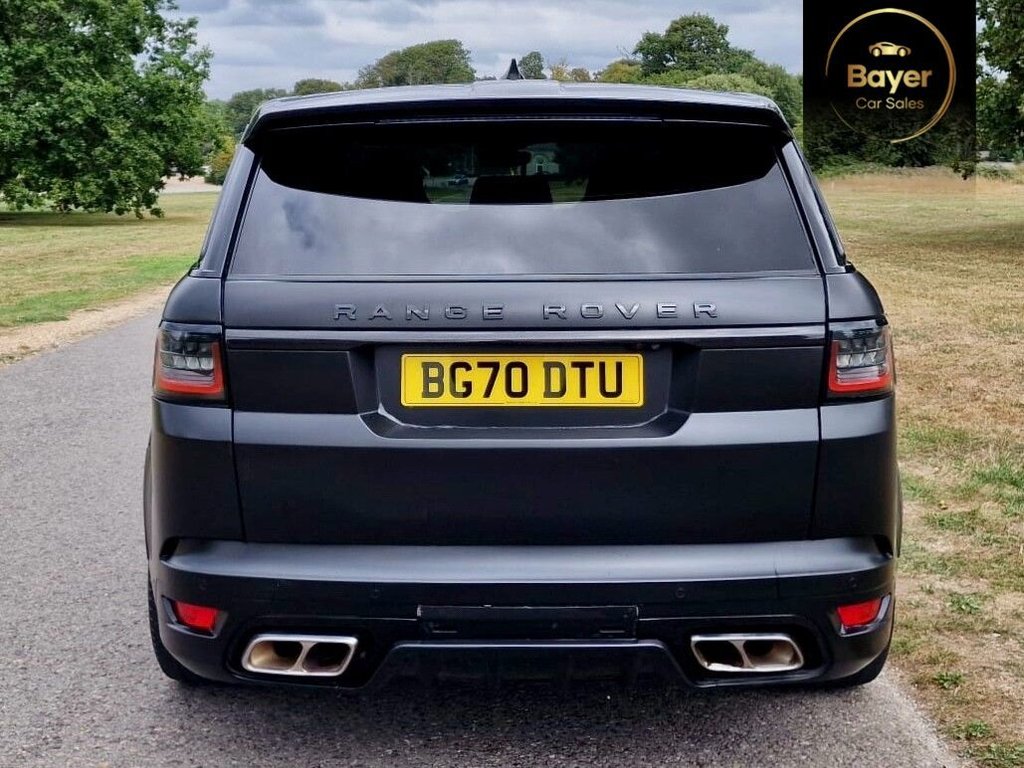 USED 2020 70 LAND ROVER RANGE ROVER SPORT 5.0 P575 V8 GPF SVR SUV 5dr Petrol Auto 4WD Euro 6 (s/s) (575 ps) FINANCE AVAILABLE