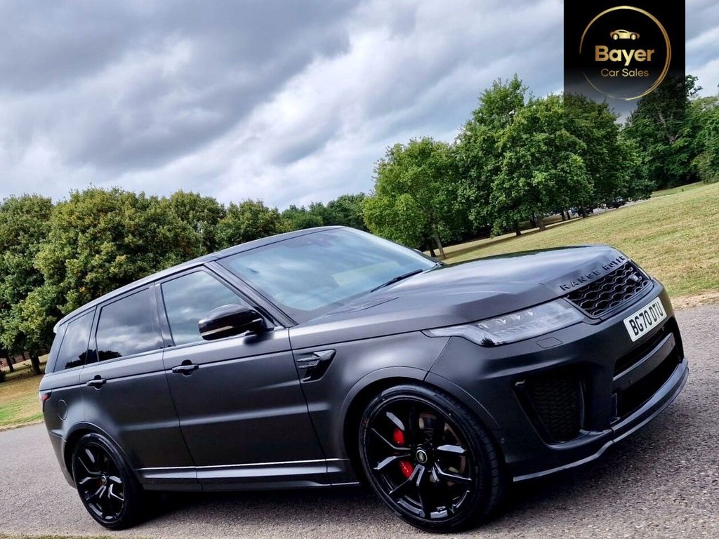 USED 2020 70 LAND ROVER RANGE ROVER SPORT 5.0 P575 V8 GPF SVR SUV 5dr Petrol Auto 4WD Euro 6 (s/s) (575 ps) FINANCE AVAILABLE