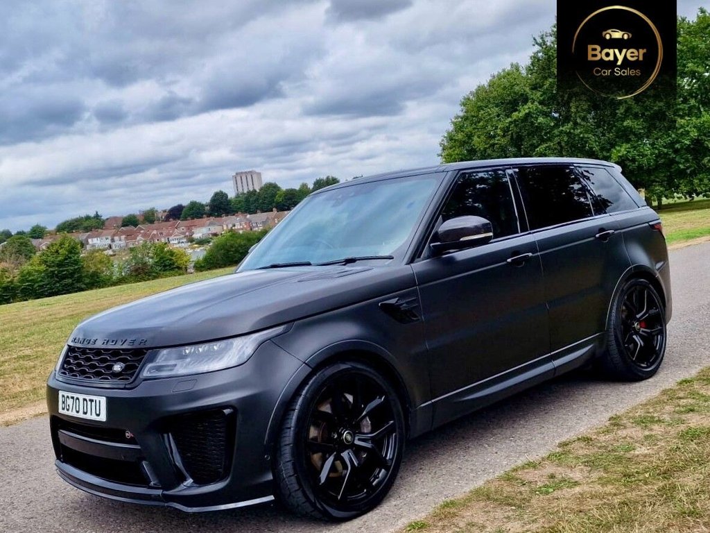 USED 2020 70 LAND ROVER RANGE ROVER SPORT 5.0 P575 V8 GPF SVR SUV 5dr Petrol Auto 4WD Euro 6 (s/s) (575 ps) FINANCE AVAILABLE
