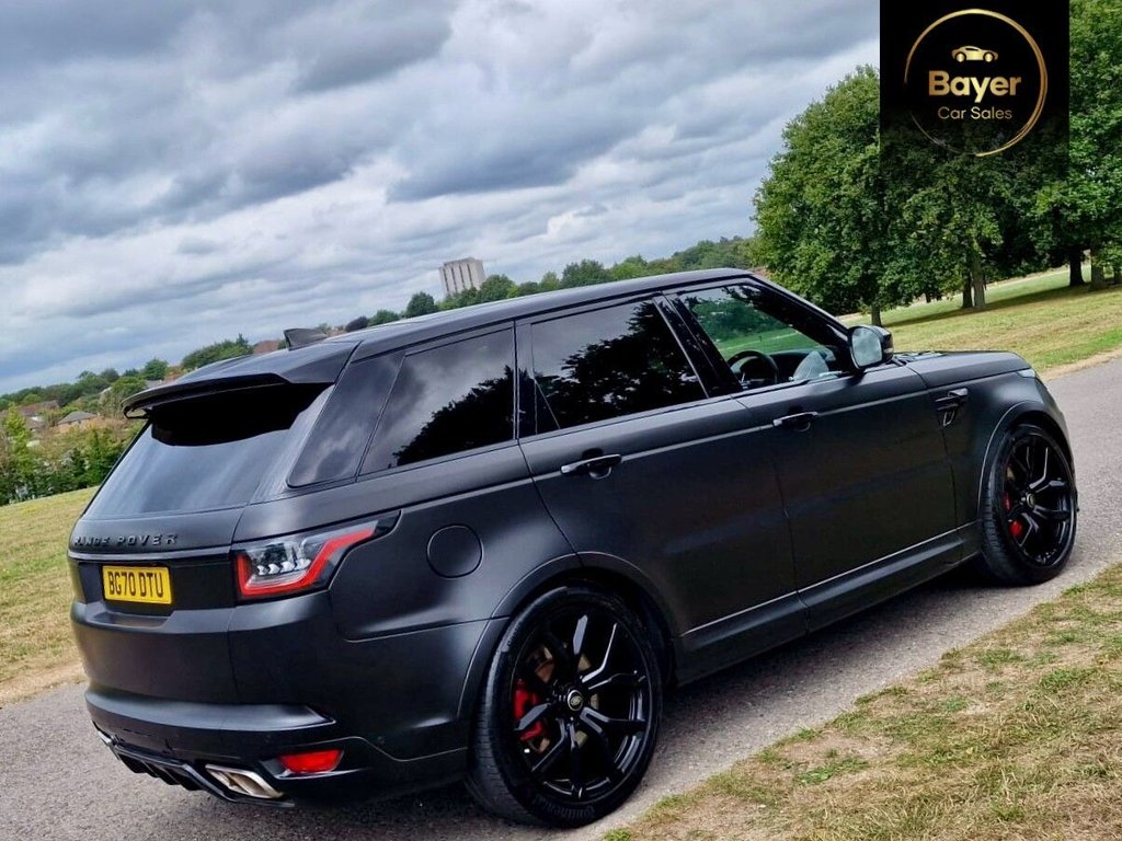 USED 2020 70 LAND ROVER RANGE ROVER SPORT 5.0 P575 V8 GPF SVR SUV 5dr Petrol Auto 4WD Euro 6 (s/s) (575 ps) FINANCE AVAILABLE