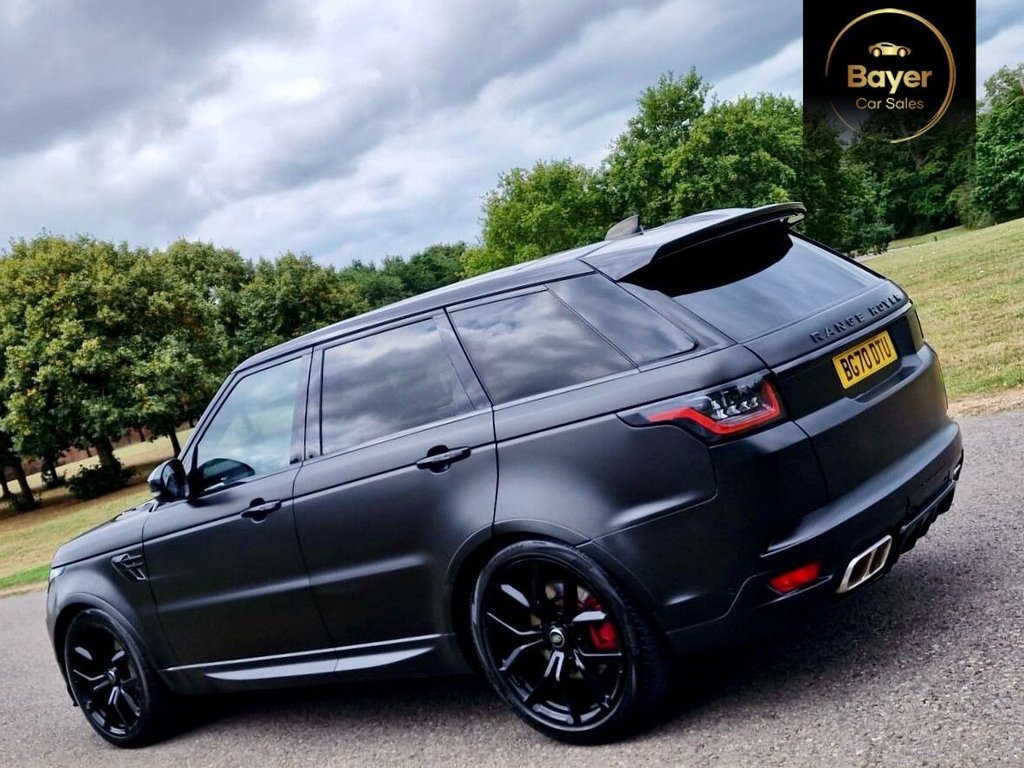 USED 2020 70 LAND ROVER RANGE ROVER SPORT 5.0 P575 V8 GPF SVR SUV 5dr Petrol Auto 4WD Euro 6 (s/s) (575 ps) FINANCE AVAILABLE