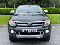 USED 2015 65 FORD RANGER 2.2 TDCi Limited 1 Super Pickup Extended Cab 4dr Diesel Manual 4WD Euro 5 (150 ps) LEATHER + SATNAV + TOWBAR + CANOPY