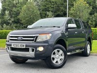 USED 2015 65 FORD RANGER 2.2 TDCi Limited 1 Super Pickup Extended Cab 4dr Diesel Manual 4WD Euro 5 (150 ps) LEATHER + SATNAV + TOWBAR + CANOPY