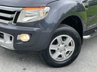 USED 2015 65 FORD RANGER 2.2 TDCi Limited 1 Super Pickup Extended Cab 4dr Diesel Manual 4WD Euro 5 (150 ps) LEATHER + SATNAV + TOWBAR + CANOPY