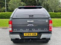 USED 2015 65 FORD RANGER 2.2 TDCi Limited 1 Super Pickup Extended Cab 4dr Diesel Manual 4WD Euro 5 (150 ps) LEATHER + SATNAV + TOWBAR + CANOPY