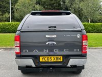 USED 2015 65 FORD RANGER 2.2 TDCi Limited 1 Super Pickup Extended Cab 4dr Diesel Manual 4WD Euro 5 (150 ps) LEATHER + SATNAV + TOWBAR + CANOPY