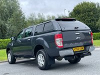USED 2015 65 FORD RANGER 2.2 TDCi Limited 1 Super Pickup Extended Cab 4dr Diesel Manual 4WD Euro 5 (150 ps) LEATHER + SATNAV + TOWBAR + CANOPY