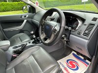 USED 2015 65 FORD RANGER 2.2 TDCi Limited 1 Super Pickup Extended Cab 4dr Diesel Manual 4WD Euro 5 (150 ps) LEATHER + SATNAV + TOWBAR + CANOPY