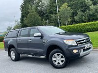 USED 2015 65 FORD RANGER 2.2 TDCi Limited 1 Super Pickup Extended Cab 4dr Diesel Manual 4WD Euro 5 (150 ps) LEATHER + SATNAV + TOWBAR + CANOPY