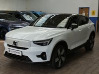USED 2022 22 VOLVO C40 Twin Recharge 78kWh TM PRO SUV 5dr Electric Auto AWD (408 ps) SAT NAV PANORAMIC SUNROOF HARMAN KARDON 360 CAMERA CRUISE CONTROL PARKING SENSORS 1 OWNER SERVICE HISTORY WARRANTY