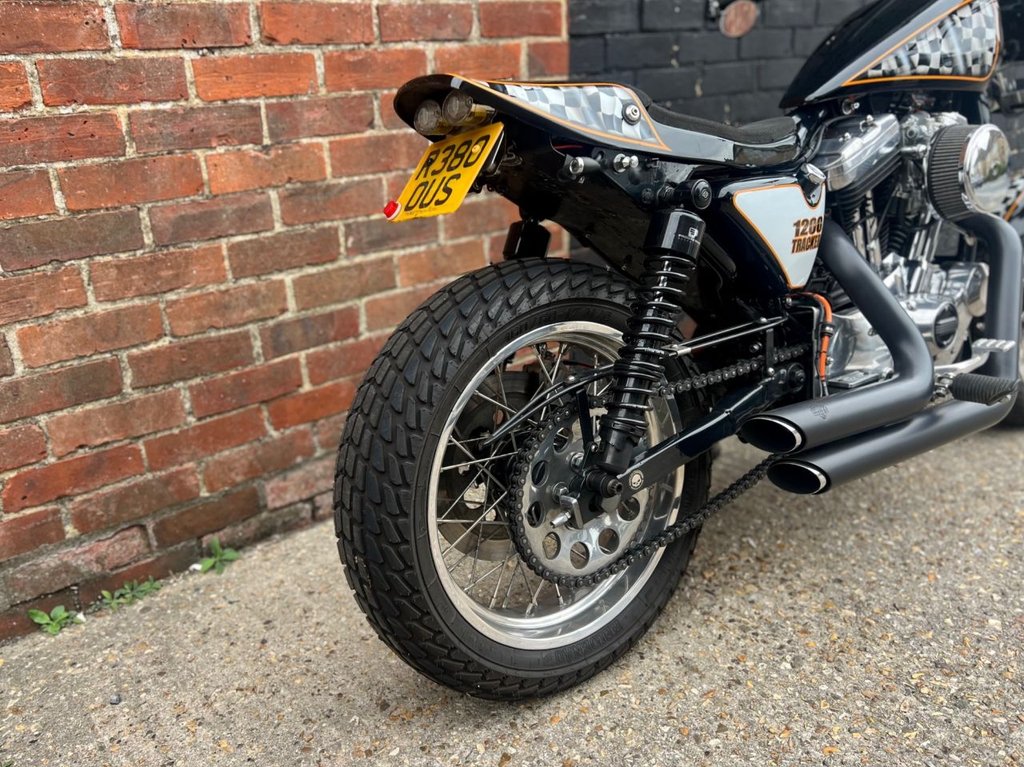 USED 1997 R HARLEY-DAVIDSON SPORTSTER 1200cc // CUSTOM FLAT TRACKER // px swap 