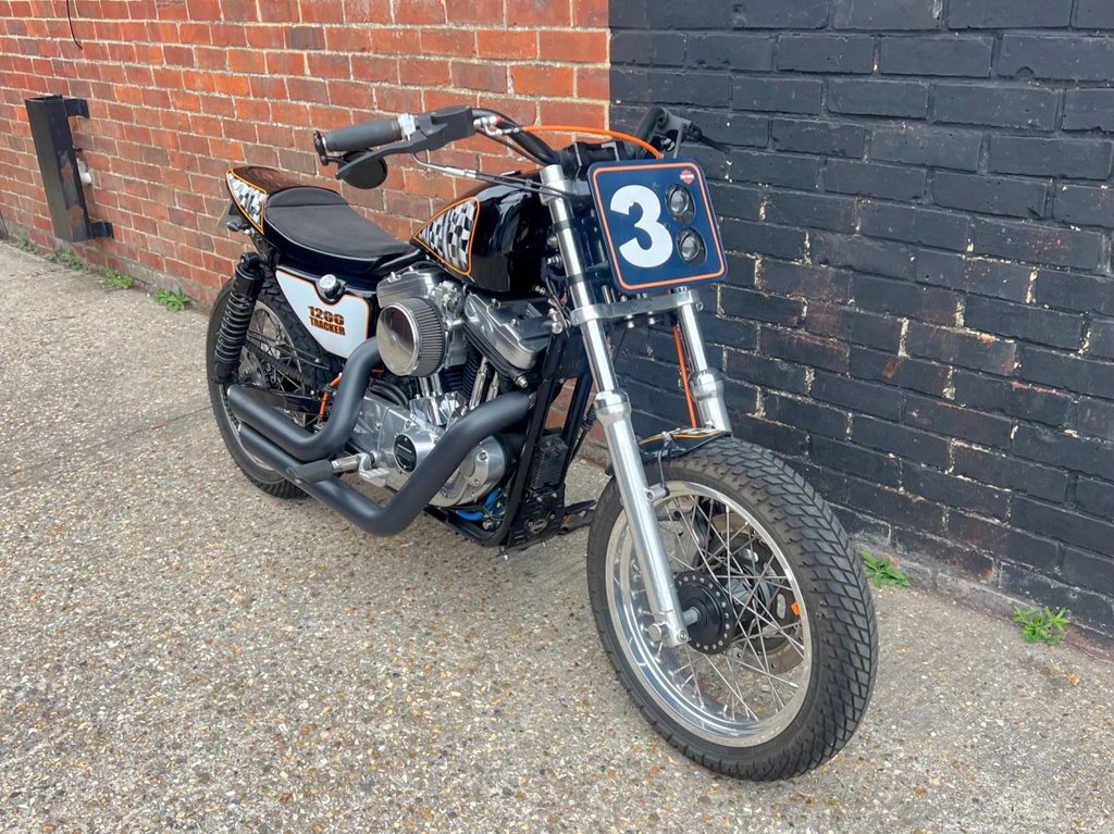 USED 1997 R HARLEY-DAVIDSON SPORTSTER 1200cc // CUSTOM FLAT TRACKER // px swap 