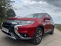 USED 2018 67 MITSUBISHI OUTLANDER 2.4 LS PETROL CVT 2WD 1 OWNER FROM NEW + 7 SEATER MODEL+ REVERSING CAMERA WITH PARKING SENSORS + HEATED FRONT SEATS +  AIR CON + BLUETOOTH + CRUISE CONTROL +