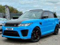 USED 2018 18 LAND ROVER RANGE ROVER SPORT 5.0 P575 V8 SVR SUV 5dr Petrol Auto 4WD Euro 6 (s/s) (575 ps) **Carbon Pack - Low Miles** 
