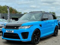 USED 2018 18 LAND ROVER RANGE ROVER SPORT 5.0 P575 V8 SVR SUV 5dr Petrol Auto 4WD Euro 6 (s/s) (575 ps) **Carbon Pack - Low Miles** 