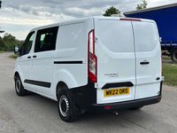 USED 2022 22 FORD TRANSIT CUSTOM 2.0 300 EcoBlue Leader Crew Van Double Cab 5dr Diesel Manual L1 H1 Euro 6 (s/s) (105 ps) 