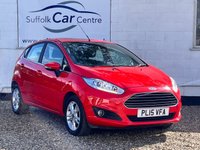 USED 2015 15 FORD FIESTA 1.25 Zetec Hatchback 5dr Petrol Manual Euro 6 (82 ps) www.suffolkcarcentre.co.uk - Located at Lowestoft