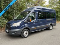 USED 2016 16 FORD TRANSIT 2.2 TDCi 460 125BHP HDT TREND L4 H3 18 SEATER XLWB JUMBO MINI BUS (EURO 6) AIR CON+1 OWNER+18 SEATS+